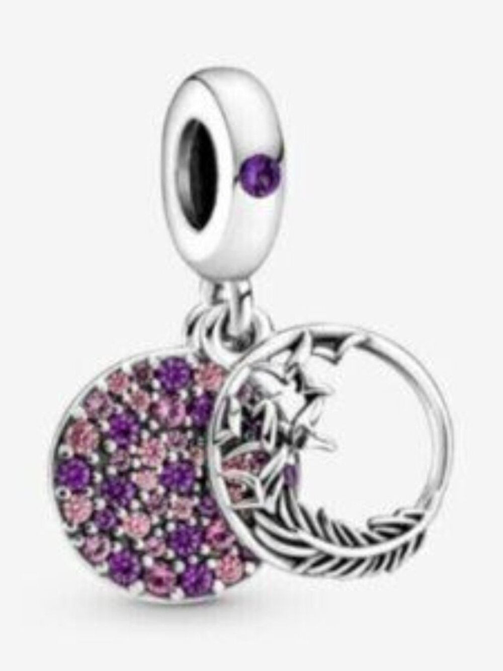 Pandora Pav�� Feather Dangle Charm